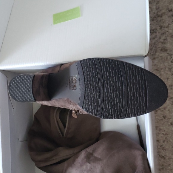 Fashion boots over the knee faux suede - Picture 6 of 8